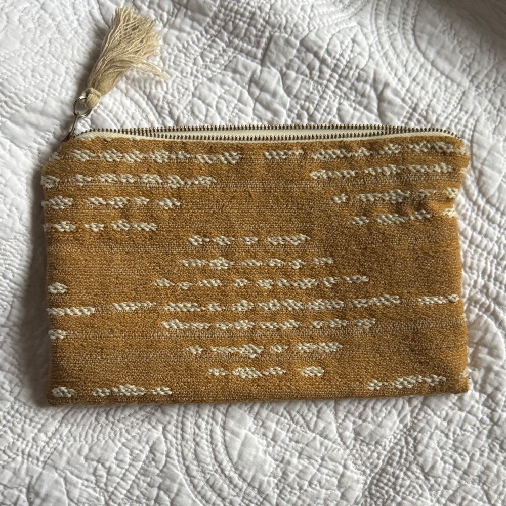 Handmade Patterned Zip-top Pouch